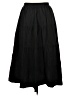 Assorted Brands 100% Polyester Solid Black Casual Skirt Size 2X - photo 2
