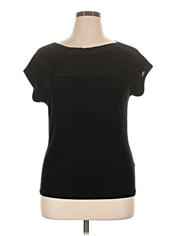 Coldwater Creek Short Sleeve Silk Top (view 1)