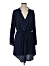Gap 100% Polyester Solid Blue Casual Dress Size L - photo 1