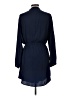 Gap 100% Polyester Solid Blue Casual Dress Size L - photo 2