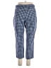 Lands' End Checkered-gingham Blue Casual Pants Size 14 - photo 2