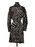 Topshop 100% Polyester Animal Print Black Cocktail Dress Size 8 - photo 2