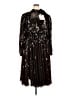Mac Duggal 100% Polyester Stars Black Brown Cocktail Dress Size 18 - photo 1