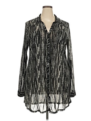 NY Collection Long Sleeve Blouse (view 1)