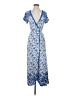 Kindred 100% Rayon Paisley Blue Casual Dress Size S - photo 1