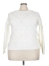 Absolutely Famous Argyle White Pullover Sweater Size 3X - photo 1
