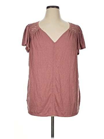 Max Studio Short Sleeve Blouse (view 1)