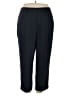 Vince. 100% Polyester Solid Black Dress Pants Size 2X - photo 1