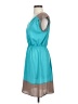 Bar III 100% Polyester Color Block Teal Casual Dress Size S - photo 5