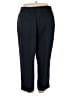 Vince. 100% Polyester Solid Black Dress Pants Size 2X - photo 2