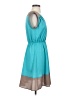 Bar III 100% Polyester Color Block Teal Casual Dress Size S - photo 4
