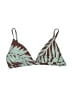 Roxy Print Green Swimsuit Top Size XL - photo 1