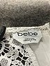 Bebe 100% Polyester Silver Sleeveless Top Size 4 - photo 7