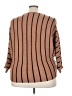 Chelsea & Theodore Stripes Brown Pullover Sweater Size 3X - photo 2