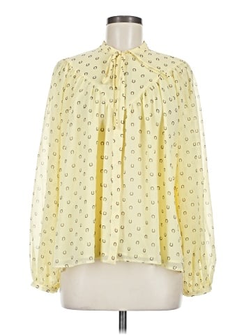 Ann Taylor Long Sleeve Blouse (view 1)
