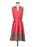 Bar III 100% Polyester Color Block Pink Casual Dress Size XS - photo 1