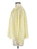 Ann Taylor 100% Polyester Yellow Long Sleeve Blouse Size M - photo 5