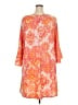 Ruby Rd. Paisley Orange Casual Dress Size 2X - photo 2