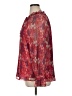 Ann Taylor LOFT 100% Polyester Red Long Sleeve Blouse Size XL - photo 5