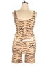 WeWoreWhat Animal Print Tan Romper Size XL - photo 1