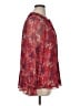 Ann Taylor LOFT 100% Polyester Red Long Sleeve Blouse Size XL - photo 4
