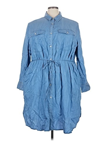Terra & Sky Casual Dress (view 1)