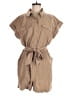 Simply Vera Vera Wang Solid Tan Romper Size M - photo 1