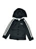 Adidas 100% Polyester Stripes Gray Track Jacket Size 3T - photo 1