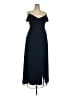 #Levkoff 100% Polyester Blue Black Cocktail Dress Size 18 - photo 1