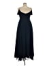 #Levkoff 100% Polyester Blue Black Cocktail Dress Size 18 - photo 2