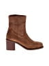 PATINA 100% Leather Brown Ankle Boots Size 6 1/2 - photo 1