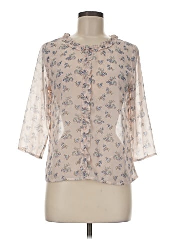 Fig 3/4 Sleeve Blouse (view 1)