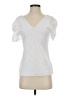 Express White Short Sleeve Top Size S - photo 1