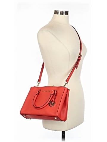 MICHAEL Michael Kors Leather Satchel (view 2)