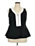 Michel Studio Black Sleeveless Blouse Size 2X - photo 1