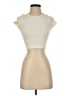Out From Under Ivory Short Sleeve Turtleneck Size XS - photo 1