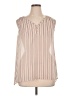 Maurices 100% Polyester Tan Sleeveless Blouse Size XL - photo 1