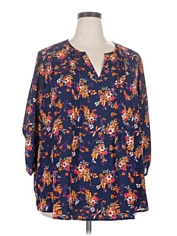 Joan Rivers 3/4 Sleeve Blouse (view 1)