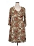 Cato Paisley Brown Casual Dress Size XL - photo 1