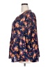 Joan Rivers 100% Polyester Blue 3/4 Sleeve Blouse Size 2X - photo 5