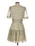 Walter Baker 100% Polyester Paisley Gold Cocktail Dress Size 4 - photo 2