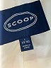 Scoop 100% Polyester Ivory Trenchcoat Size L - photo 6