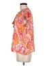 Rose + Olive Orange Short Sleeve Blouse Size M - photo 5