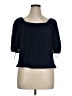 Old Navy Blue 3/4 Sleeve Blouse Size XL - photo 1