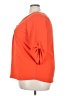 Cure 100% Polyester Orange 3/4 Sleeve Blouse Size 3XL - photo 5