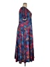 Flycurvy 100% Polyester Tie-dye Blue Casual Dress Size 2X (estimated) - photo 4