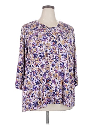 LOGO by Lori Goldstein 3/4 Sleeve T-Shirt (view 1)