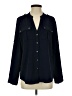 Calvin Klein 100% Polyester Blue Long Sleeve Blouse Size S - photo 1