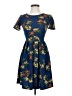 Lularoe Floral Blue Casual Dress Size XXS - photo 1