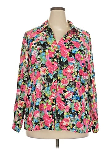 Notations 3/4 Sleeve Blouse (view 1)